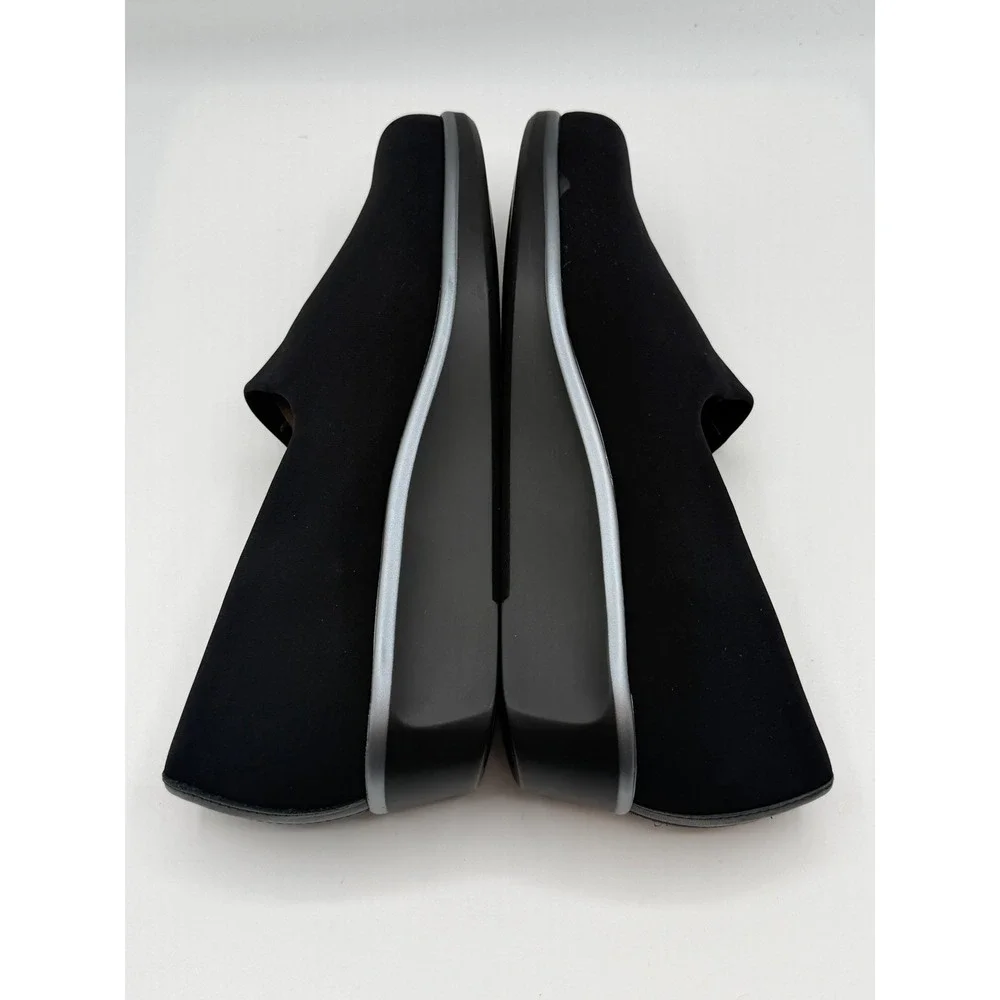 SAS Bliss Slip On Wedge Flat, Women's 5.5 M, Black Comfort Shoes, NEW/DEFECT